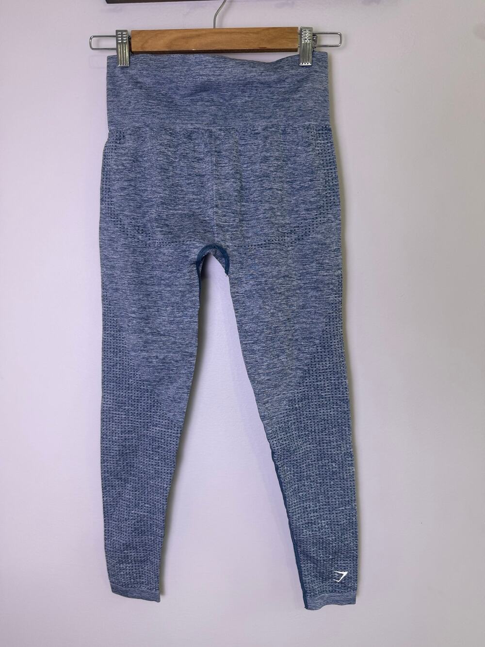 Gymshark Blue Seamless High Waisted Leggings Women’s Small Workout Yoga